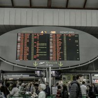 Venezia. Aeroporto Marco Polo. Sala partenze.  Volo SU 2597 a Mosca. :: Игорь Олегович Кравченко