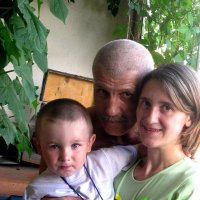 Мой муж Александр, дочь Юлия и внук Егор :: aleks50 