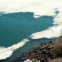 Река Урал. Совсем немного и пойдет лёд… :: Александр Облещенко