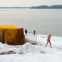 Из полымя да в прорубь_банька :: Виктор Замулин