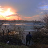 Рассвет на реке Ишим. :: Штрек Надежда 