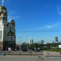 ЕКАТЕРИНБУРГ, проездом. Храм на крови. Место расстрела царской семьи. :: Виктор Осипчук