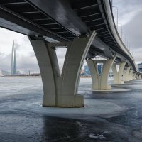 Яхтенный мост на Крестовском острове. :: Григорий Евдокимов