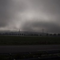 Туман на автостраде-2 :: Александр Рябчиков