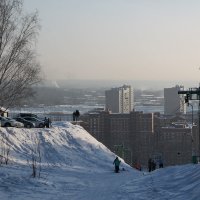 Новосибирск. Горнолыжный комплекс Иня. :: Олег Афанасьевич Сергеев