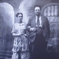 Фрида Кало и Диего Ривера в день своей свадьбы. 21 августра 1929. фотограф Виктор Рейс :: Елена Павлова (Смолова)