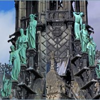 Апостолы у шпиля Собора  Парижской Богоматери... Сохранились! :: ИРЭН@ .