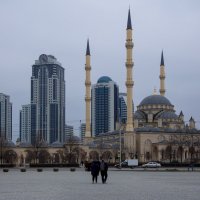 Грозный сити и мечеть " Сердце Чечни" :: Андрей Дурапов