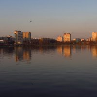 Вечер на городском пруду :: Андрей Лукьянов