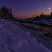 Зимняя ночь на Пиренге :: Владимир Чикота 