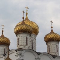 Купола в России играют чистым золотом, чтобы чаще Господь замечал... :: Елена Верховская
