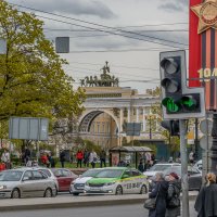 СПб.  Вид на триумфальную арку. :: Виктор Орехов