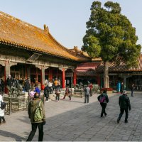 Слева еще один дворец императора в Запретном Городе. Внутренний двор. Пекин :: Юрий Поляков