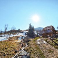 Апрель в Карпатах. :: Юрий Гординский