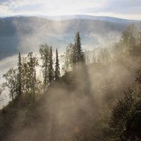 Туман в распадке :: Сергей Чиняев 