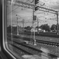 Железнодорожный пейзаж...или возвращение домой. :: Владимир Васильев