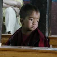 На службе в буддийском монастыре Тикси :: Evgeni Pa 