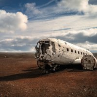 Остатки самолета DC-3 ...  Исландия! :: Александр Вивчарик
