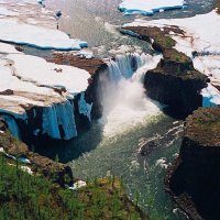 Водопад Китабо-Орон на реке Иркингда :: Сергей Курников