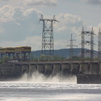 водослив Жигулёвской ГЭС :: nadne 