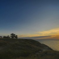 Закат западного побережья... Межводное... :: Сергей Леонтьев