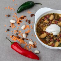 Готовим дома - мексиканский бобовый суп :: Виталий Кривчиков