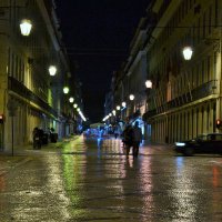 Ночь в мегаполисах. Лисабон. :: Милана Гиличенски 