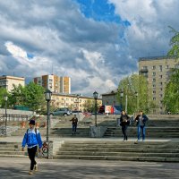 Улицы Новосибирска - лестница :: Дмитрий Конев