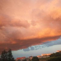Необычное небо над Нарвой :: Julia Nikolina