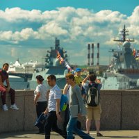 Перед праздником дня ВМФ :: Майя Жинкина