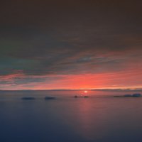 Закат на Восточно-Сибирском море :: Алексей Авдеев