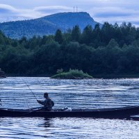 Рыбалка под Полюдовой горой :: Александр Кафтанов