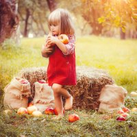 Алиса и яблочки :: Фотохудожник Наталья Смирнова