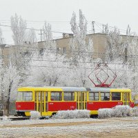 Бежал по городу трамвайчик. :: ЛЮБОВЬ ВИТТ 