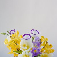 Тюльпаны и орхидеи :: Ольга Бекетова
