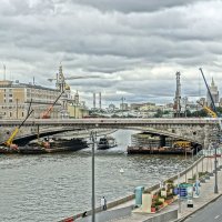 Вид из Зарядья на Большой Москворецкий мост :: Алексей Виноградов