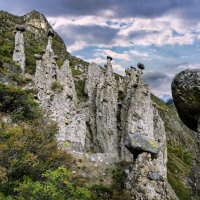 Каменные грибы,Алтай :: Алексей Мезенцев