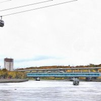 Осень Москва река :: Леонид leo