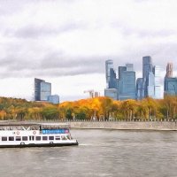 Осень Москва река :: Леонид leo