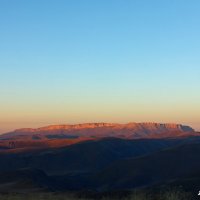 плато Канжол с Малкинского ущелья :: Александр Богатырёв