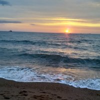 закат солнца в море :: yury Pushin