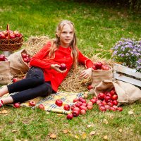 Яблочная фотосессия :: Виктория Андреева