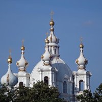 Купола Смольного собора (Санкт-Петербург) :: Ольга И