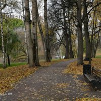Осень в старом парке :: Валерий Пегушев