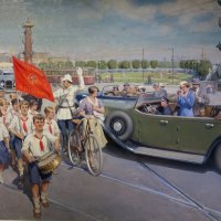 Владимиров И.А. "Интуристы в Ленинграде" 1937 г. :: Gen Vel