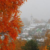 Плес. Первый снег. :: Валерий Гришин