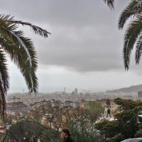 Барселона сквозь пелену дождя :: Nina Karyuk