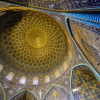 потолок мечети шейха Лютфуллы, г. Исфахан :: Георгий А