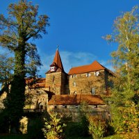 Осень  в  Лауфе,замок  Венцельшлёсс :: backareva.irina Бакарева