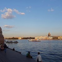 Вечер на Университетской набережной (Санкт-Петербург) :: Ольга И